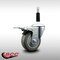 Service Caster 3.5'' SS Gray Poly Swivel 7/8'' Expanding Stem Caster Total Lock Brake SCC-SSEXTTL20S3514-PPUB-78 - alternate 3